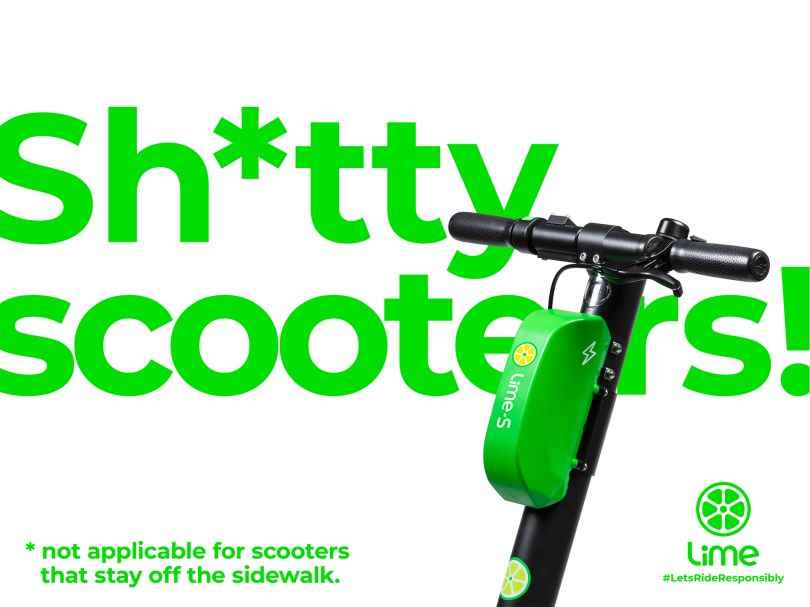 Portada de Lime y Agencia Buzzman alientan a sus usuarios a tener un comportamiento responsable sobre los scooters