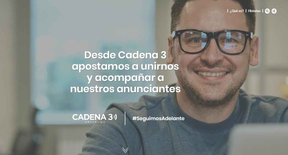 Portada de Cadena 3 lanzó la campaña "Seguimos Adelante" para darle voz a sus anunciantes