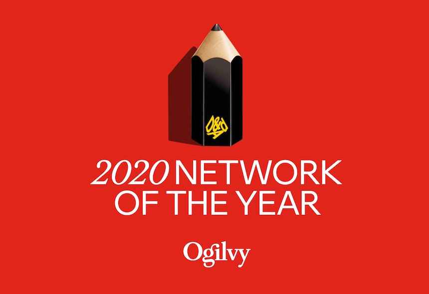 Portada de Ogilvy nombrada Red del Año en el D&AD 2020