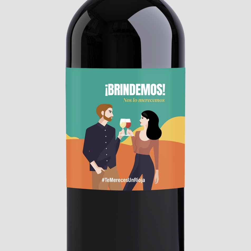 Portada de #TeMerecesUnRioja, campaña de Dimensión para la D.O. Ca. Rioja