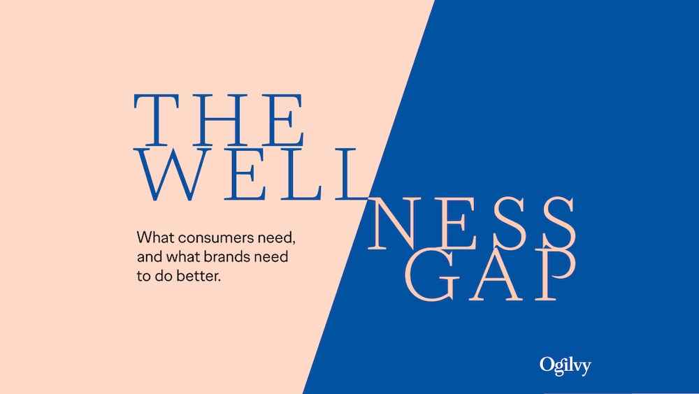 Portada de The Wellness Gap: el estudio de Ogilvy sobre marcas, consumidores y bienestar