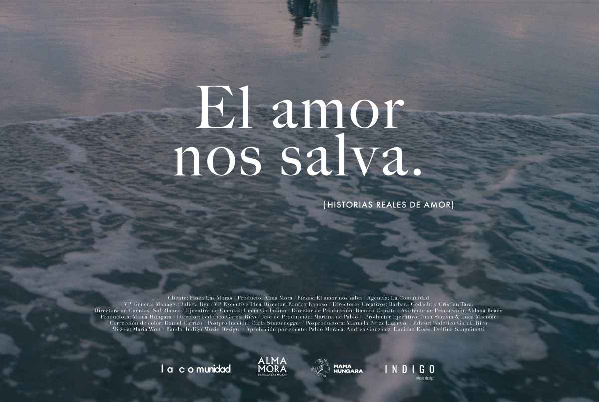 Portada de "El amor nos salva", nuevo comercial de Alma Mora
