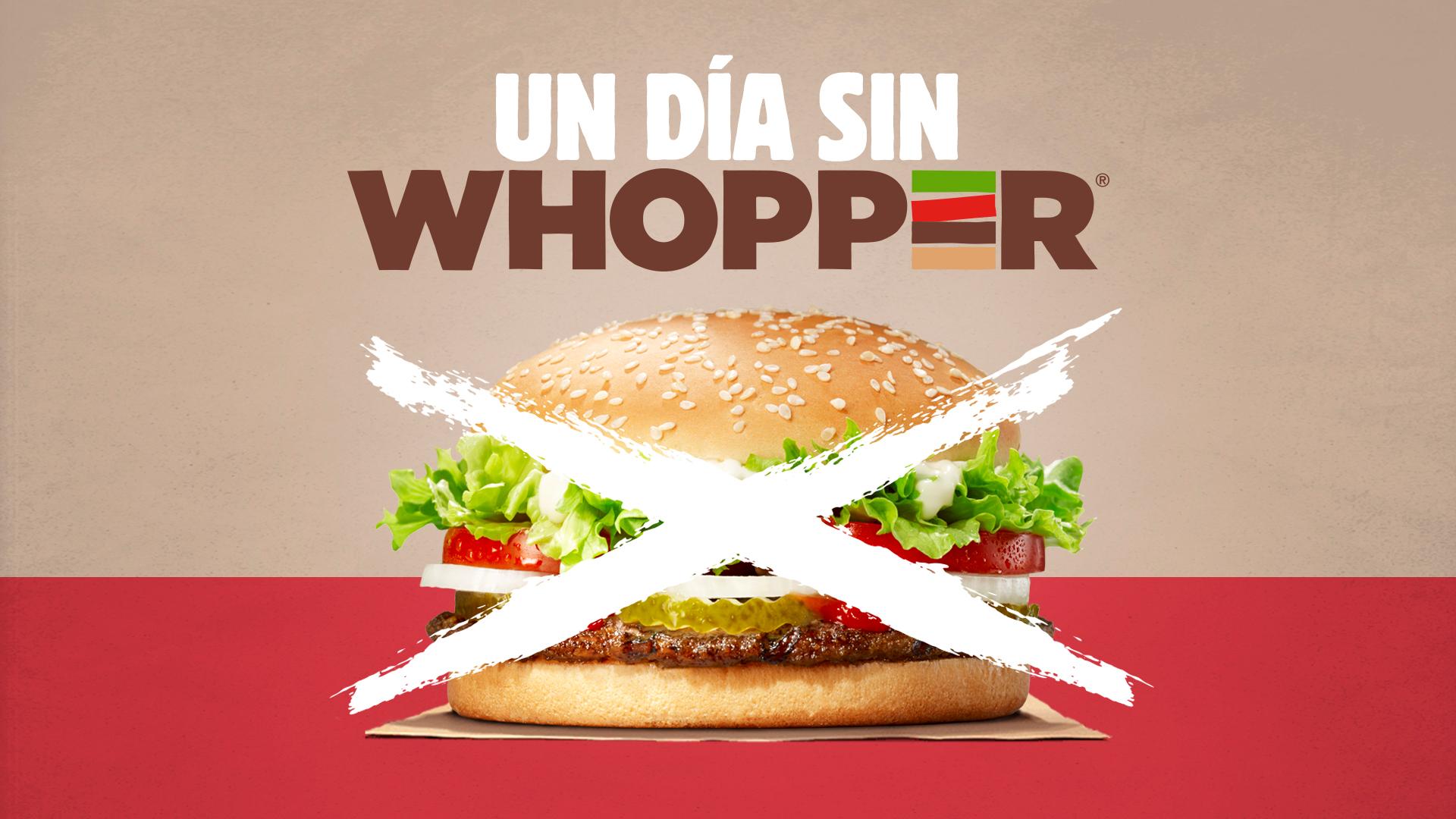 Portada de Último Momento! Burger King y DAVID presentan “Un día sin Whopper”, sumándose a la causa solidaria de la competencia