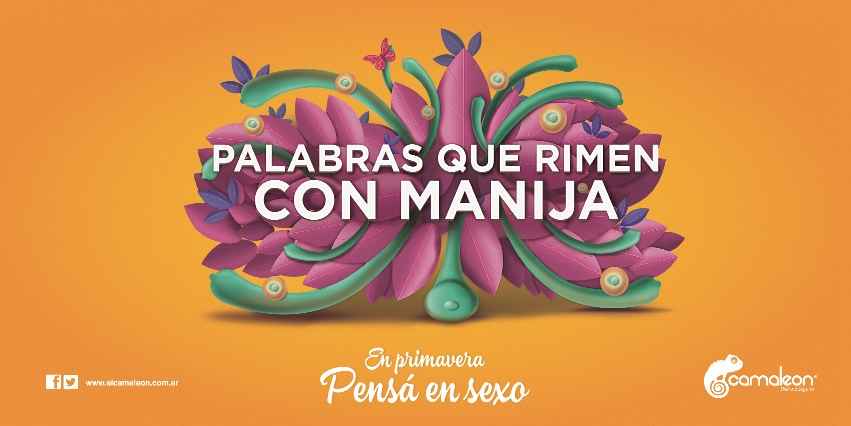 Portada de “Pensá en sexo”, la campaña de Romero Victorica para Camaleón y la llegada de la primavera