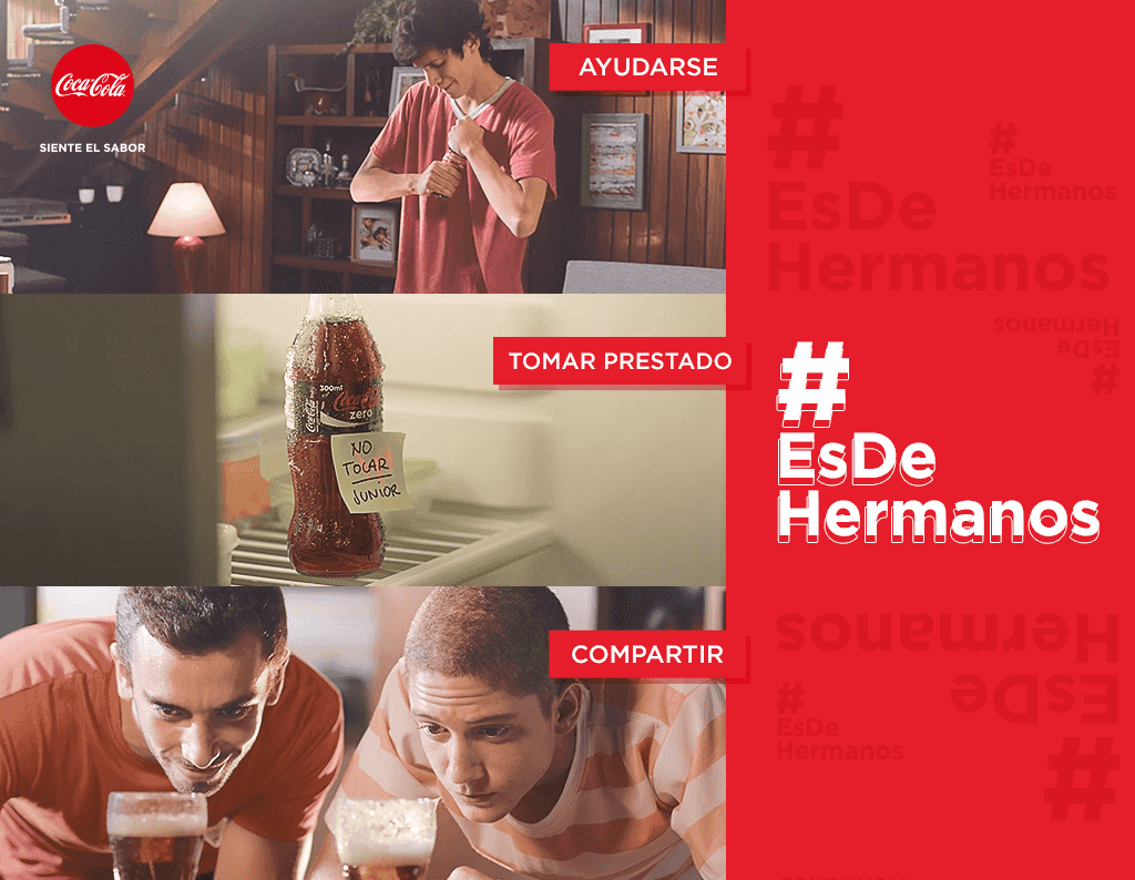 Portada de  “#Esdehermanos”: emotivos contenidos de Coca-Cola Perú para su campaña global 