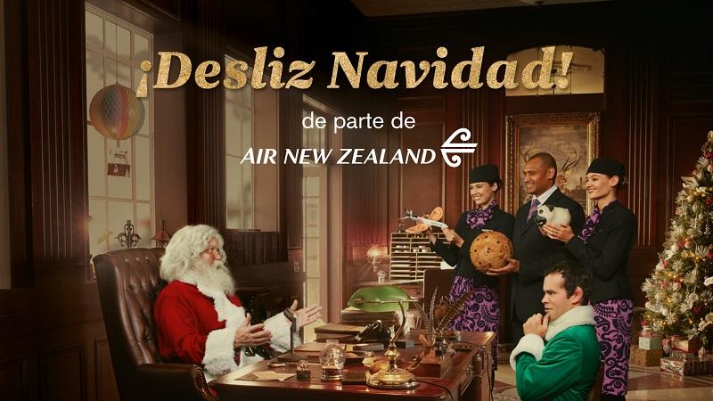 Portada de Air New Zealand presenta: ¡Desliz Navidad!