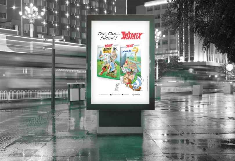 Portada de The Blue Box desarrolló la campaña lanzamiento “Oui, Oui… Volví! Asterix”