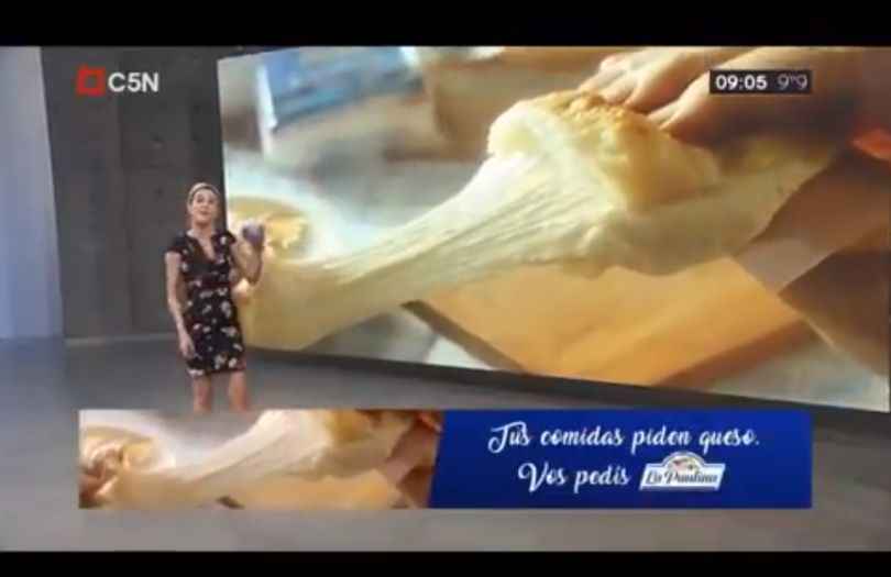 Portada de C5N e Ignis Media Agency desarrollaron una acción multiplataforma para quesos La Paulina