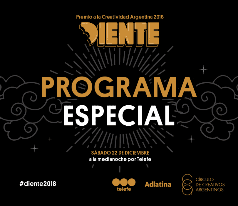 Portada de Los Premios Diente 2018 se emitirán por Telefe el sábado a la medianoche
