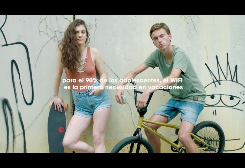 Portada de #GUAY-FI Vacaciones, campaña de Euskaltel creada por Dimensión