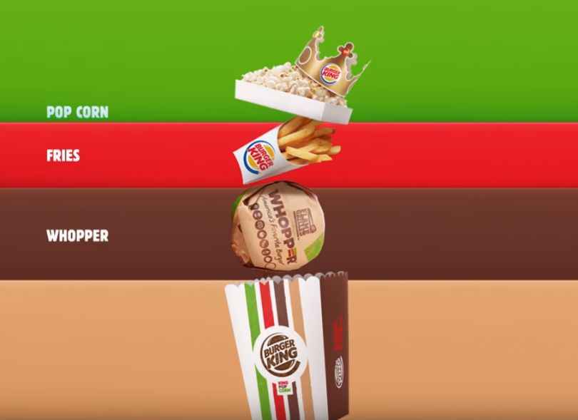Portada de Burger King y McCann Lima desafían la ley peruana que regula el consumo de comida en los cines