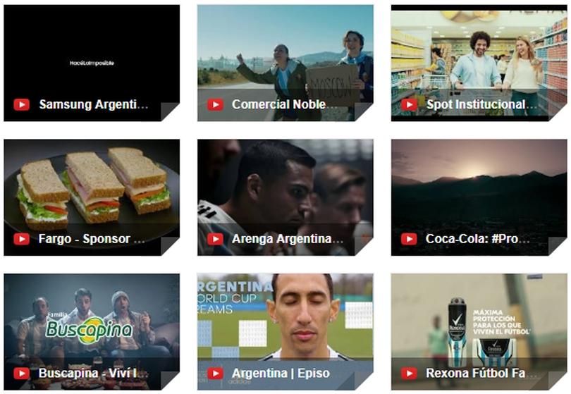 Portada de YouTube Ads Leaderboard: especial ads mundial Argentina