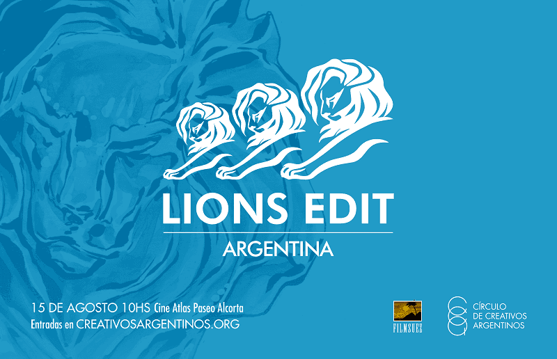 Portada de Edición 2017 de Lions Edit Argentina de la mano del Círculo de Creativos y Film Suez