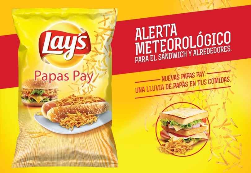 Portada de Campaña de FWK Argentina para  el lanzamiento de Lay's Papas Pay.