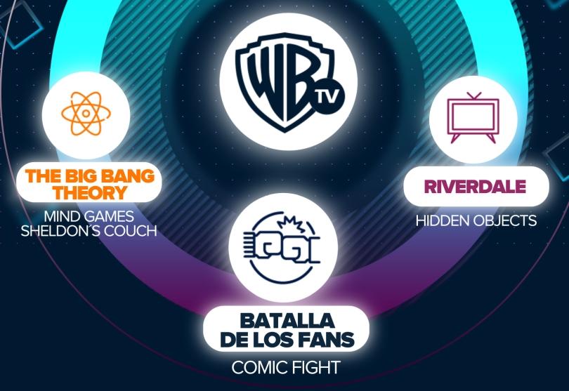 Portada de Warner Channel, en la séptima edición de Argentina Comic-Con