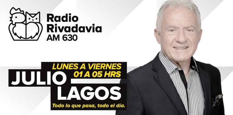 Portada de Julio Lagos se suma a la programación de Radio Rivadavia