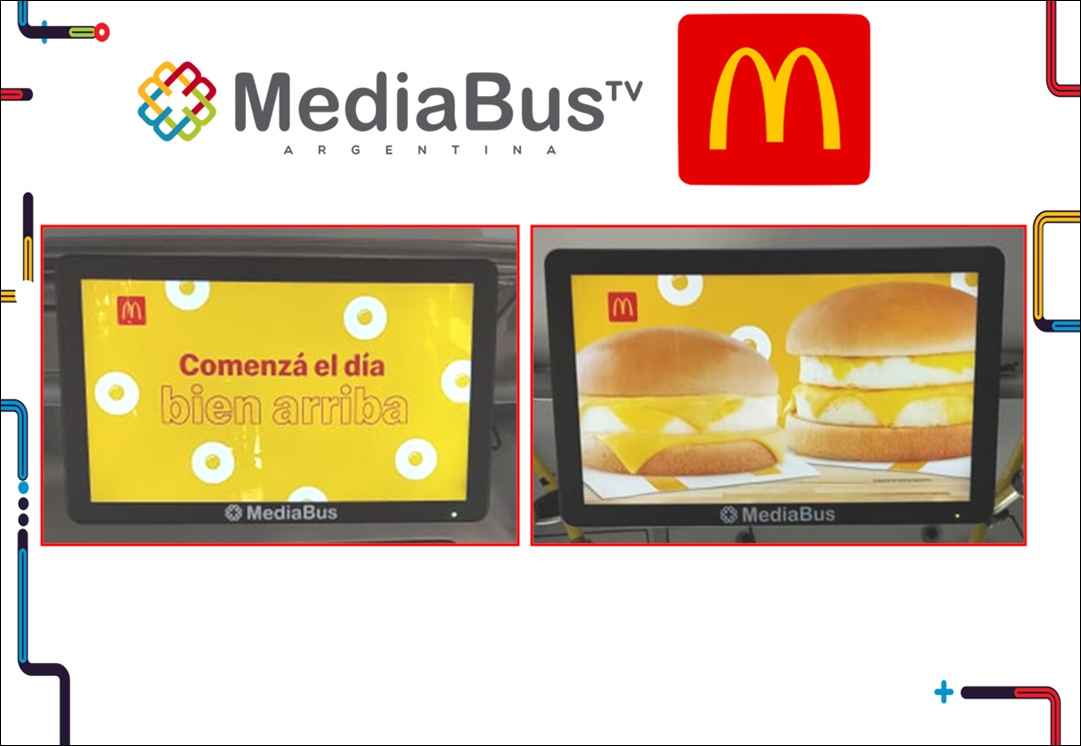 Portada de Nueva campaña de McDonald's en MediaBusTV Argentina
