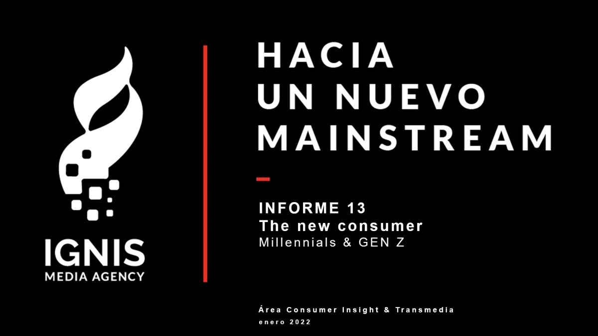 Portada de Informe de Ignis: "Hacia un nuevo Mainstream, The new consumer"