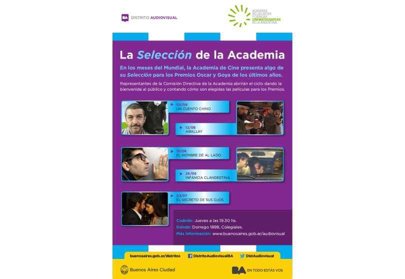 Portada de El Distrito Audiovisual presenta “La Selección de La Academia”