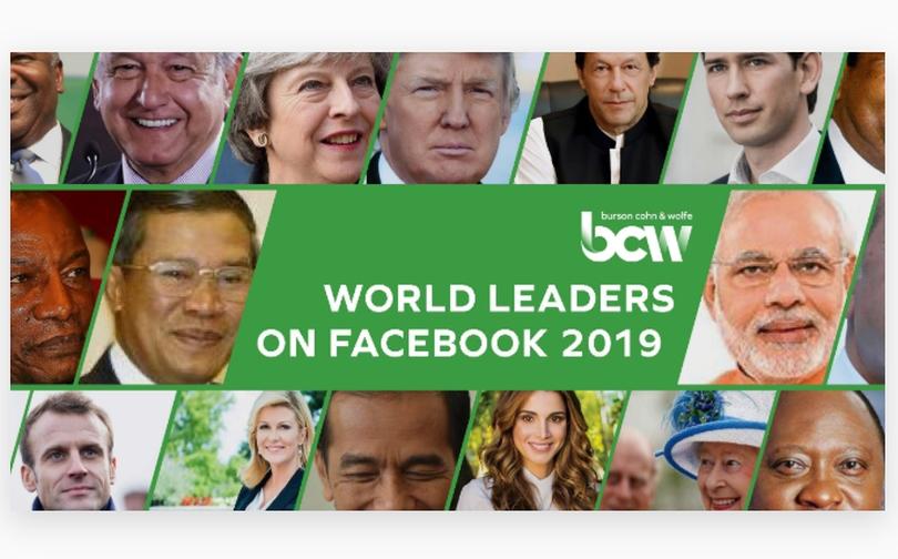 Portada de Cómo interactúan los líderes mundiales en Facebook