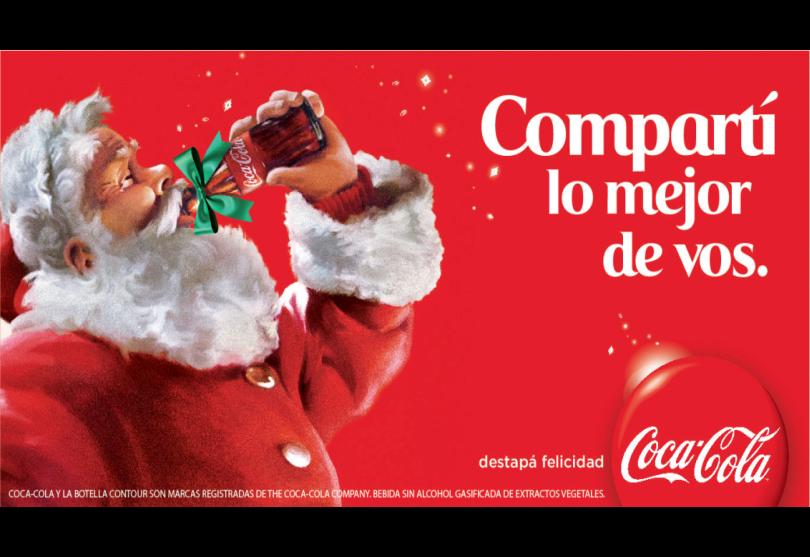 Portada de “Compartí lo mejor de vos”, la nueva campaña navideña de Coca-Cola