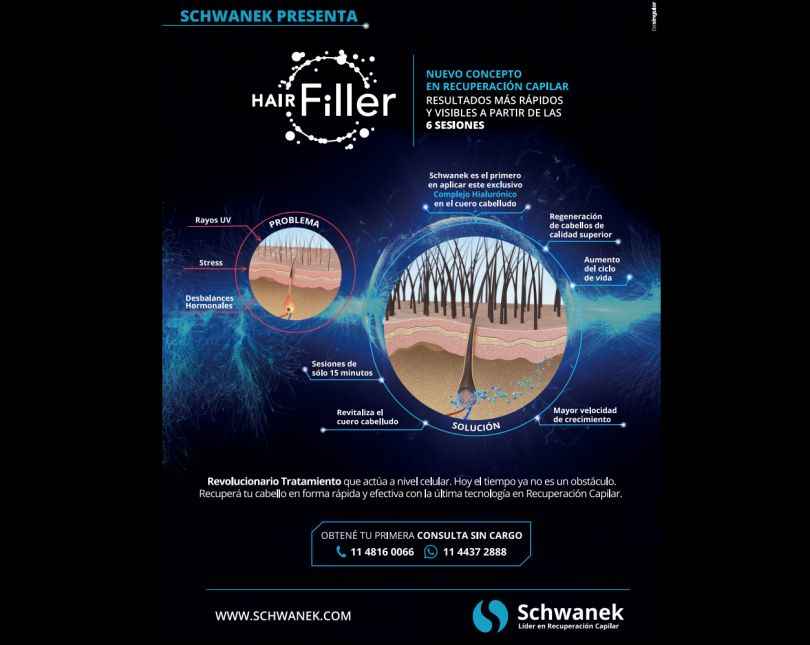 Portada de Be Singular y Schwanek presentan “Hair Filler: Un nuevo concepto en recuperación capilar”