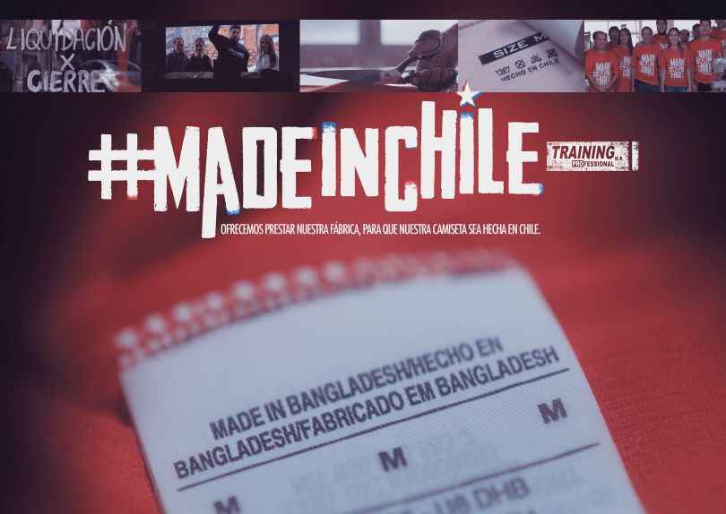 Portada de #MadeInChile, la campaña de McCann Santiago para el fútbol chileno