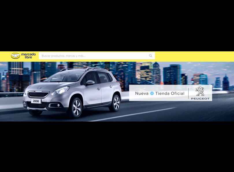 Portada de Mercado Libre Publicidad y Peugeot desarrollaron la primera Tienda Oficial de Vehículos en la plataforma
