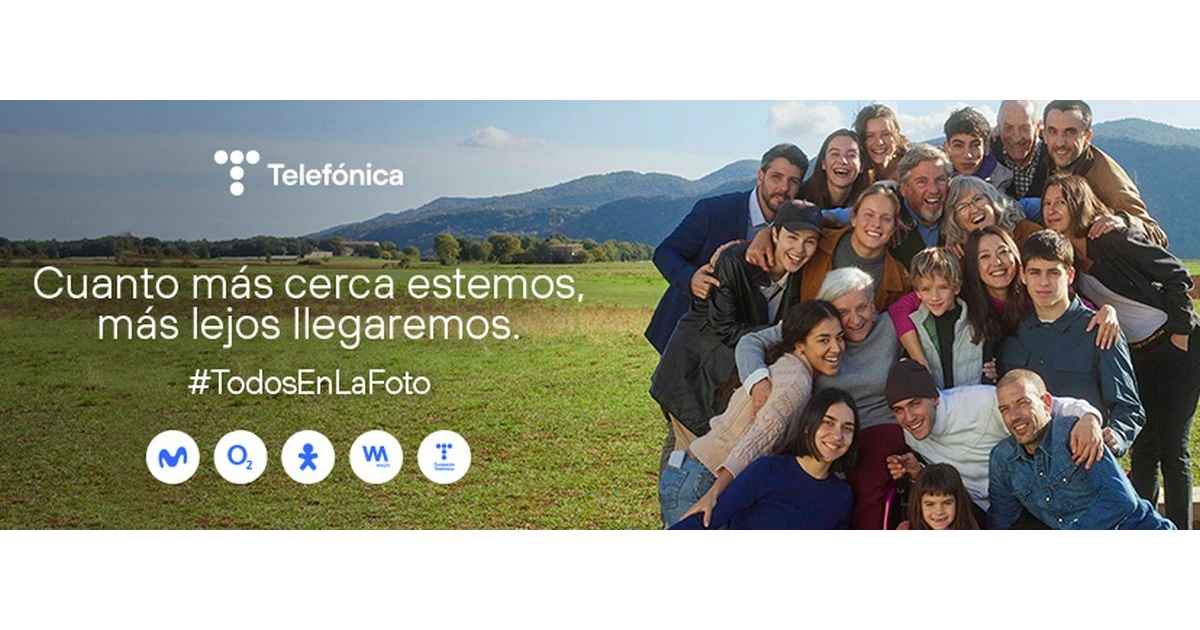 Portada de Telefónica defiende una tecnología inclusiva y para todos en su nueva campaña "Foto"