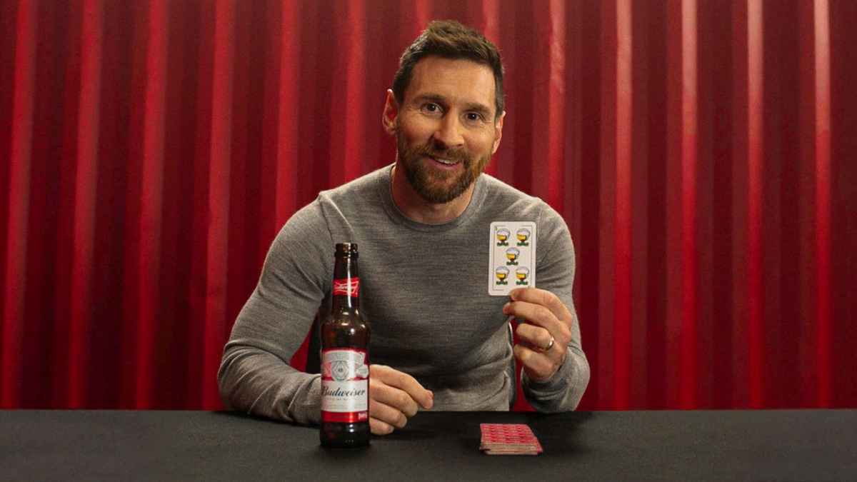 Portada de Budweiser renovó el sponsoreo global con Lionel Messi